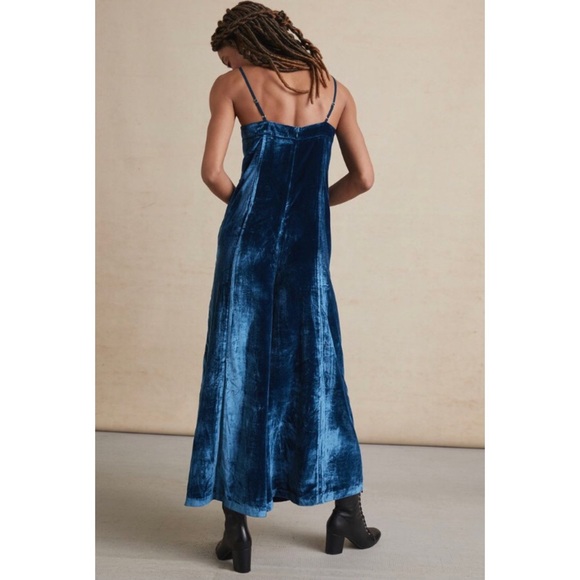 NWT ANTHROPOLOGIE MAEVE ANDROMEDA VELVET JUMPSUIT - Picture 13 of 14